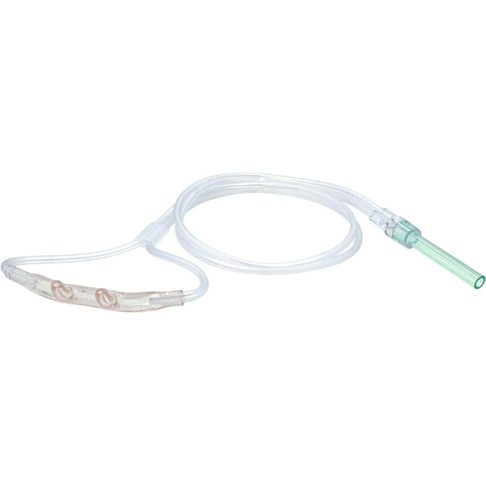 Cannula Nasal Cannula Low Flow Delivery Pediatric Curved Prong / NonFlared Tip (1/EA 50/CS) by AirLife  ID 16SOFT-PED-7-50